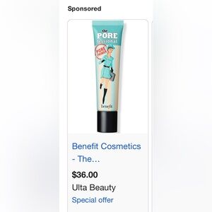 Benefit Cosmetics POREfessional Primer
